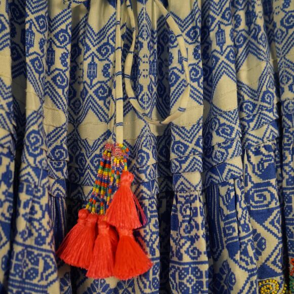 Rococo Sand Ionic Mini‎ Skirt Blue Womens Size XS - Picture 5 of 10